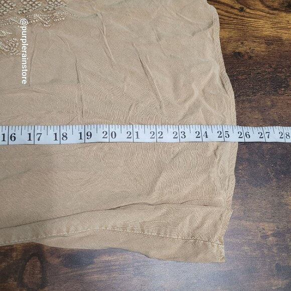 Solitare Floral Embroidered Top L Crochet Lace Coquette Ethereal Country Girl - Picture 9 of 12